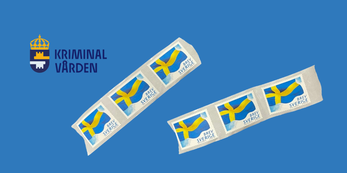 Frimärken från anhöriga förbjuds på Skänninge